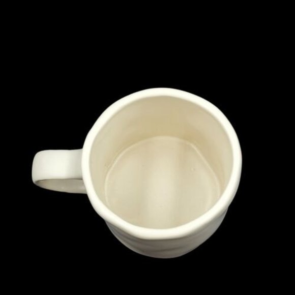 NEW Rae Dunn Magenta "SIT" Artisan Collection Ivory Black Coffee Mug - Picture 4 of 6